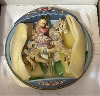 Bradford exchange collectible carousel plate