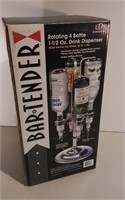 Unused Rotating 4-Bottle Drink Dispenser