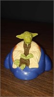 Vintage ask Yoda figurine 3.5 inch by 3.5 inch by