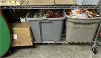 CONTENTS OF SHELF LARGE LOT OF SEASONAL DECOR