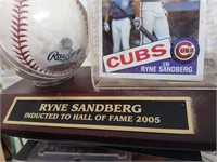 Ryne Sandberg Autographed ball