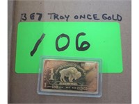 BOISE POLICE RECOVERED PROPERTY- 1 TROY OUNCE GOLD