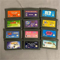 Nintendo Game Boy Advance Game Lot of 12 Untested