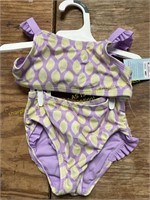 2- baby girl size 18m 2-piece swim suit