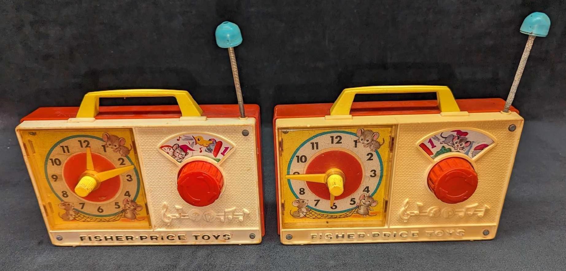 Vintage Fisher Price Toys Dickory Dock Music Box