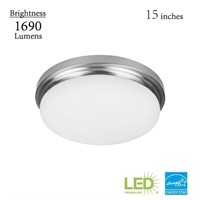 Chilton 15 in. 170-Watt LED Flush Mount