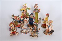 Vintage Cotton Candy No'd Clown Figurines