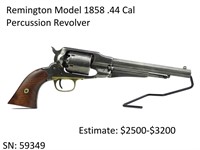 Remington Model 1858 .44 Cal Percussion Revolver