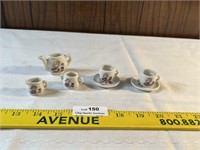 Vintage Child's Miniature Tea Set - Holly JAPAN