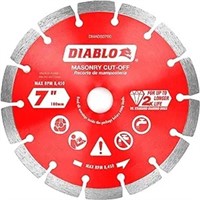 7 In. Diamond Blade Segmented Rim Masonry Cut Off