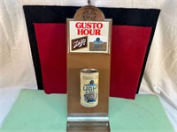 *SCHLITZ LIGHT BEER CAN WALL DISPLAY