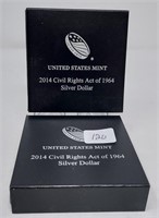 2014 Civil Rights Act Dollar Proof/Unc.