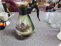 painted coffee carafe