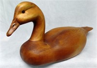 23" Goose Waterfowl Decoy Signed  Paul Moyer 1988