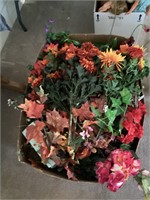 Assorted artificial flowers