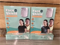2 face shields
