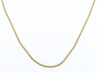 Italy (585) 14kt Yellow Gold Approx. 19" Flat Lin
