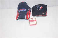 LONGHORNS & BUFFALO BILLS CAPS & ARIISTOCRAT CARDS