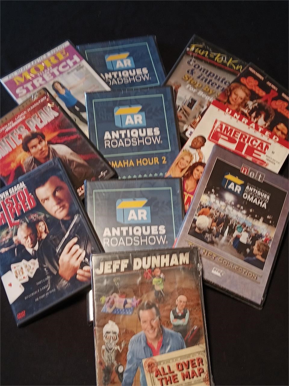 Auction Flat Of DVD's.  Like New.