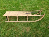 Antique Snow Sled 48" Long