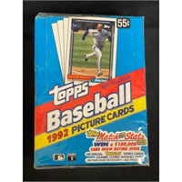 1992 Topps Baseball Sealed Wax Box