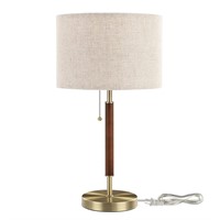 EDISHINE Mid Century Table Lamp, Bedside Lamp with
