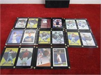 (8) Lucite's w/cards. Various baseball stars.