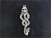 C&D Visionary Skull Snake pendant.