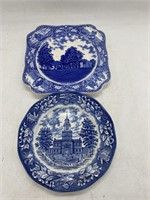 Lot of 2 Vintage Plates