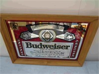 Retro Budweiser King of Beers Carvival Mirror