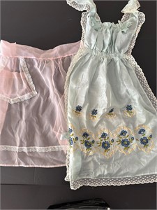 Vintage Lace Trimmed Aprons