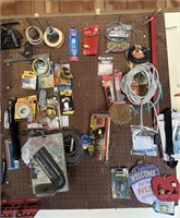 Contents of pegboard