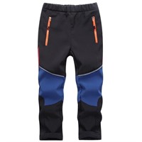 P599  Hiheart Big Boy Softshell Pants Black 7-8T