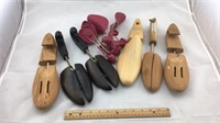 Wooden and Plastic Shoe Keepers