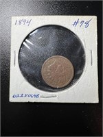 1894 Indian Head Coin