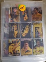 NASCAR SHEETS OF TRADING CARDS