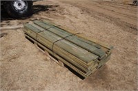 Assorted Treated Rough Sawn Lumber, Approx 8Ft
