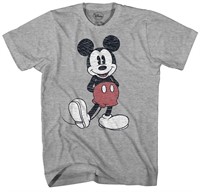 Disney Men's Full Size Mickey Mouse Distressed Loo