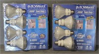 (2) 4-Pack 65 Watt Bulbs