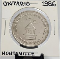 1986 Ontario Trade $1 Dollar Huntsville