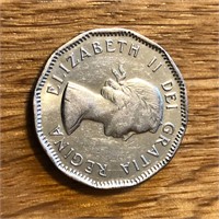 1958 Canada 5 Cent Coin - Brilliant Condition