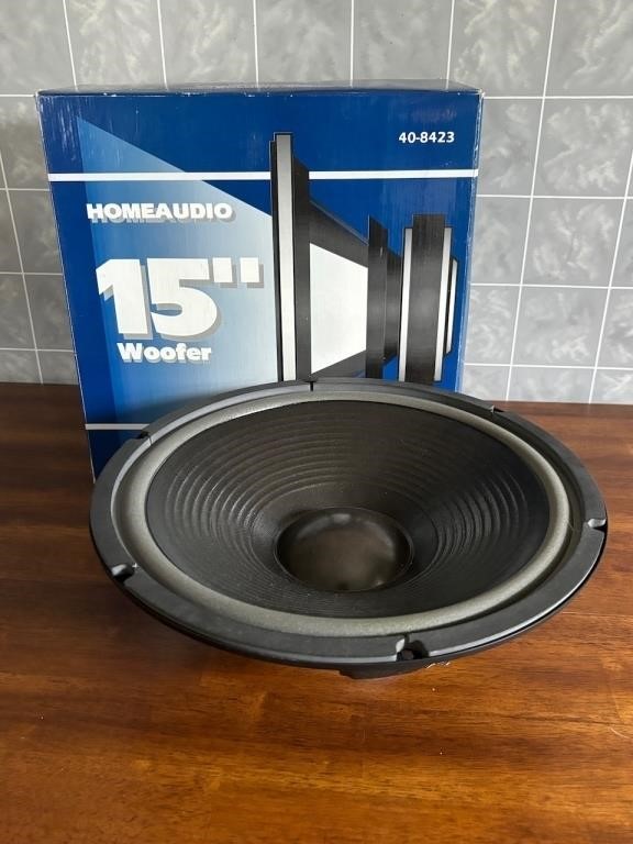 Homeaudio 15in Woofer in Box
