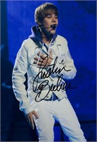 Autograph COA Justin Bieber Photo