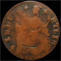 1723 G. Britain Half Penny NICELY CIRCULATED