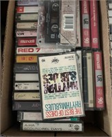 box of cassettes