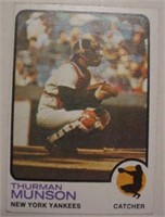 1973 Topps Thurman Munson New York Yankees