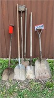 LAWN AND GARDEN SHOVELS-SPADE