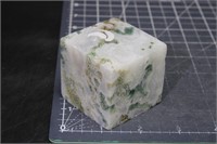 Large Moss Agate/tree Agate Floating Cube, 10oz