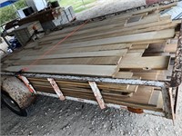 3/4” whit oak lumber. Good and straight and has