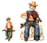 Two Cowboy Figurines